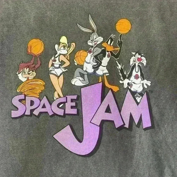 Space Jam Graphic Cotton Short Sleeve Tee - Picture 3 of 5
